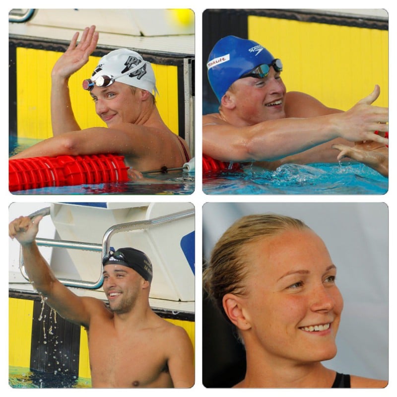 Katinka, Adam, Chad, Sarah - Ciutat de Barcelona - MARE NOSTRUM 2016