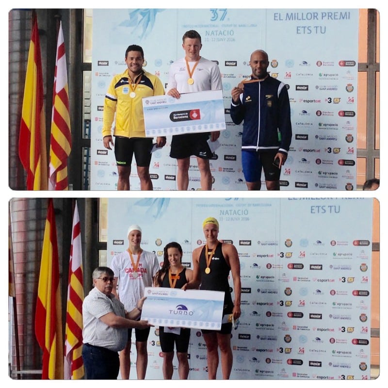 Adam Peaty i Sarah Sjostrom - Podi Ciutat de Barcelona - MARE NOSTRUM 2016